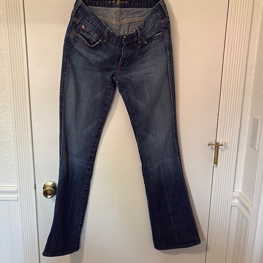 7 For All Mankind Dark Blue Boot Cut Jeans Size 29.”